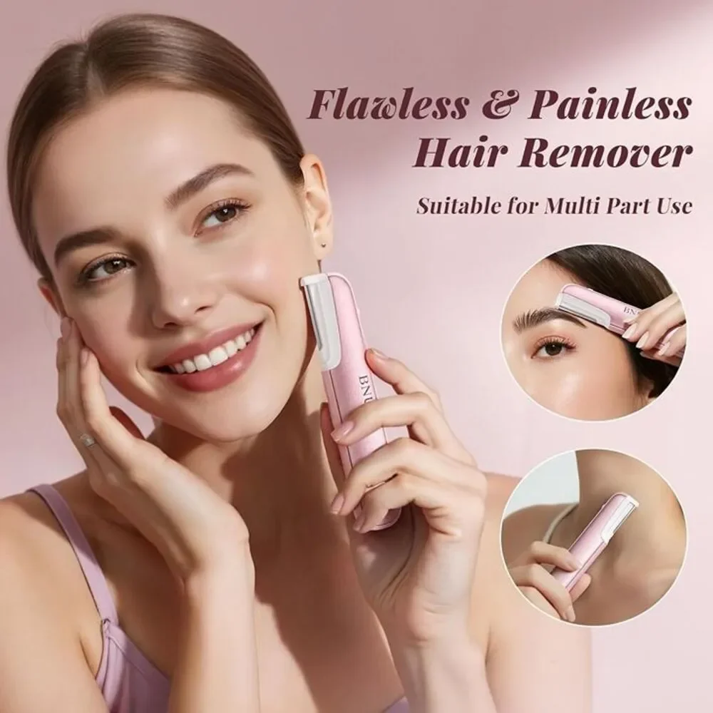 ermaplane Razor for Women Face Facial Hair Removal Pink